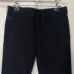 Prada Men's Black Cotton Chinos